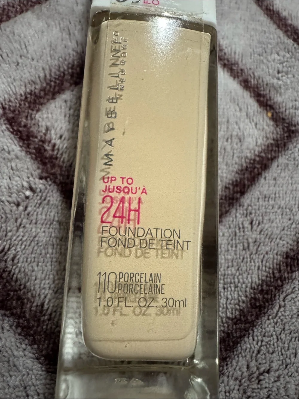 Maybelline SuperStay 24H Full Coverage Foundation - 110 Porcelain 1 FL. OZ/30mL
